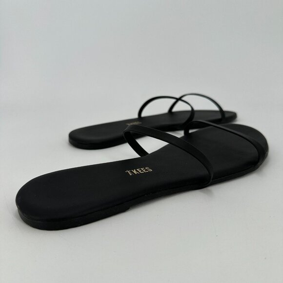 TKEES Women's Gemma Double Strap Sandals in Sable (Black) Slide-On sz 11 EU 42 - Picture 3 of 14